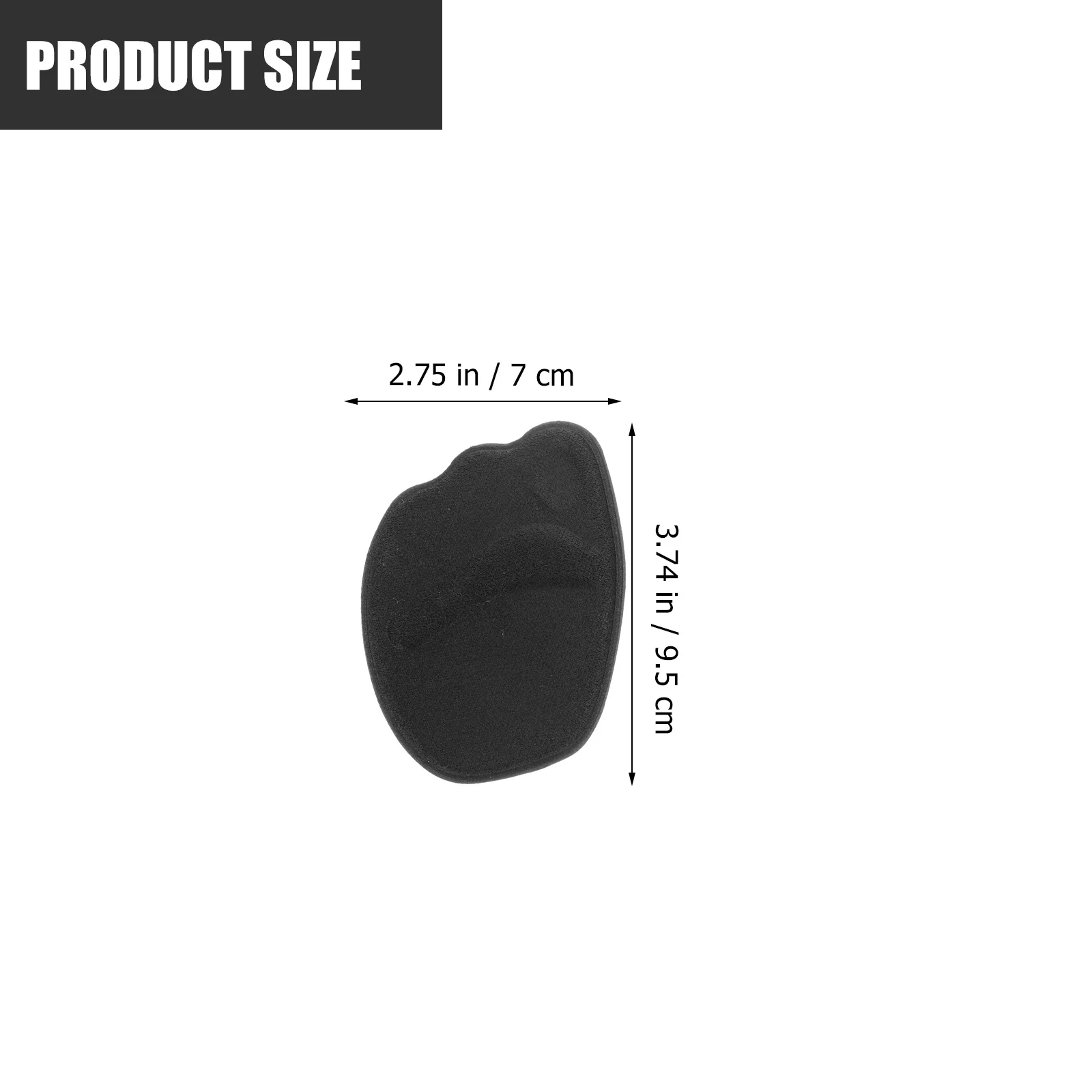 

4Pairs High Heel Forefoot Pads Durable Wear-Resistant Soft Sponge Half Insoles for Women Shoes High Heels Forefoot Insoles