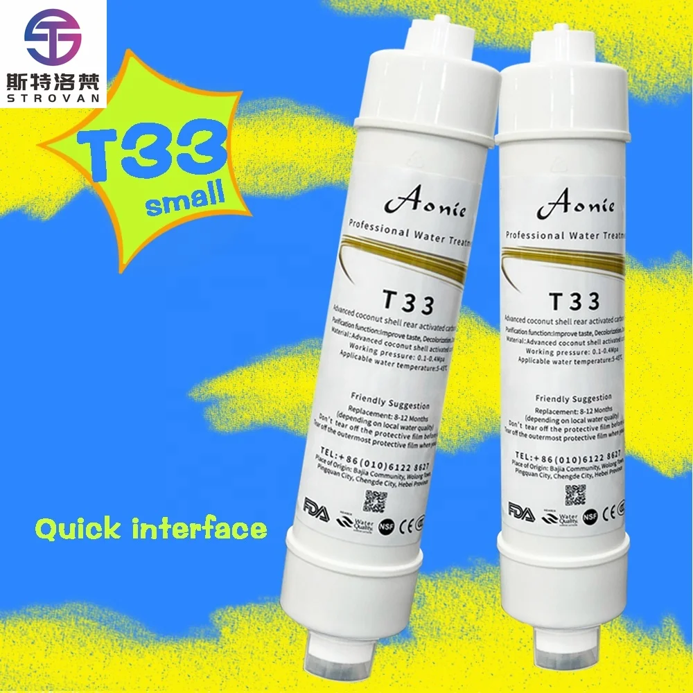 STLF High Quality  RO Membrane Cartridge Filter Sidement Filter Cartridge T33