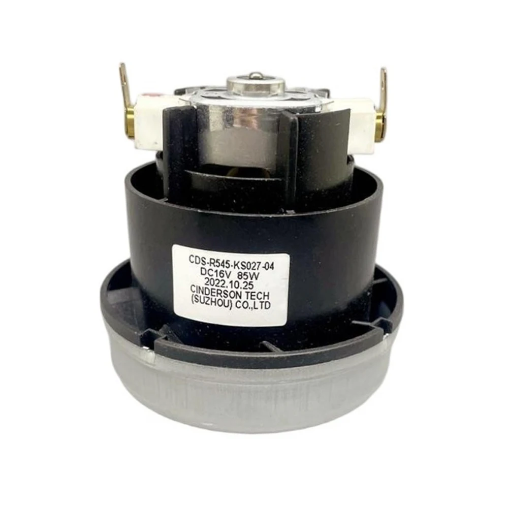 Vacuum Cleaner Fan Motor DC16V Rear Ball Bearing Built-In Heat Dissipation Blade Fan Motor 85W Strong Suction Fan Motor