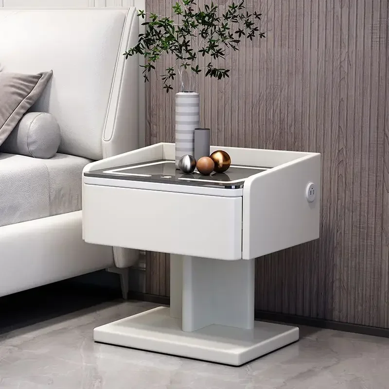 Bedside Table Coffee Night Bookcase Cute Storage Locker Side Bed Tables Floating Nightstand Room Mesa De Noche Stand End White