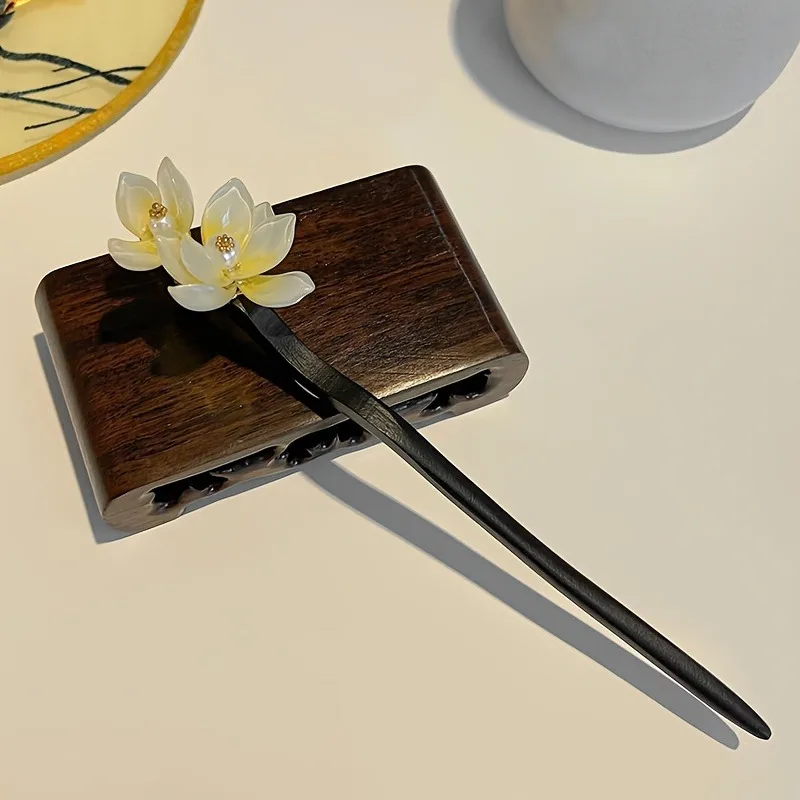 Изысканные и элегантные аксессуары для волос с цветочным узором для девочек на день рождения, красивые укладки, фиксированные палочки для волос, модный день рождения