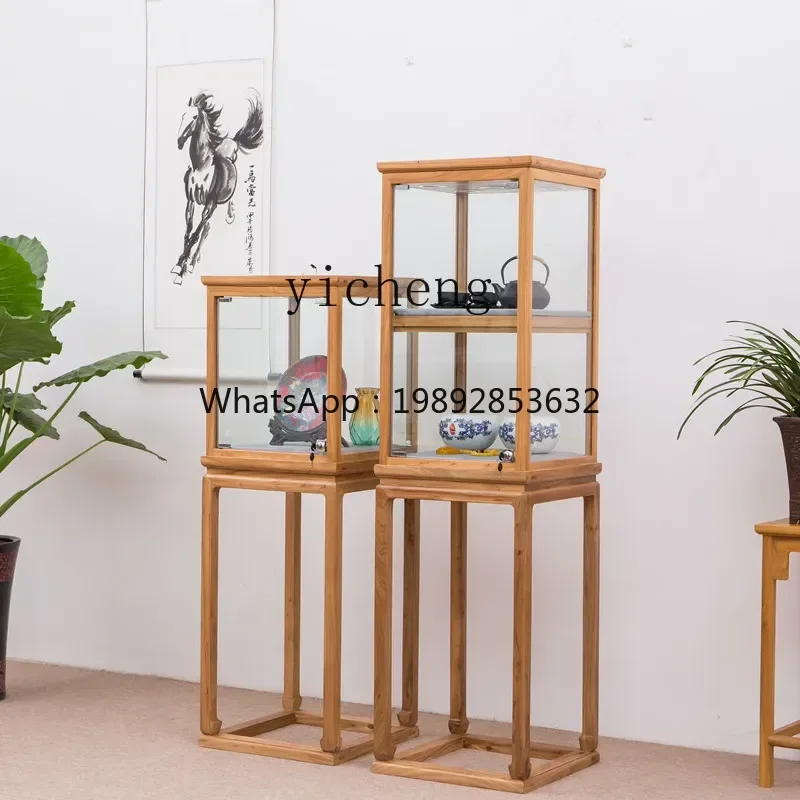 A5 Display Cabinet New Chinese Glass Showcase Boutique Jewelry Booth Antique Shelf