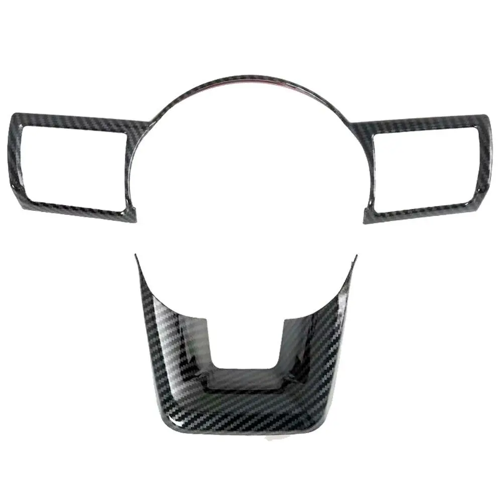 Car Accessories For Nissan Rogue X-Trail T33 2021 2022 2023 ABS Carbon Fiber Style Interior Steering Wheel Decoration Trim