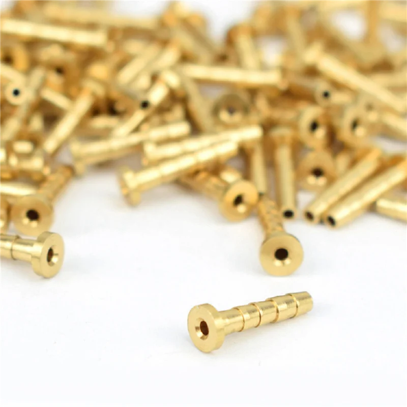

60Pcs Bicycle Brake Olive Brass Connecting Insert Kit For Shimano BH59 Hydraulic Disc Brake Hose,4-B60B
