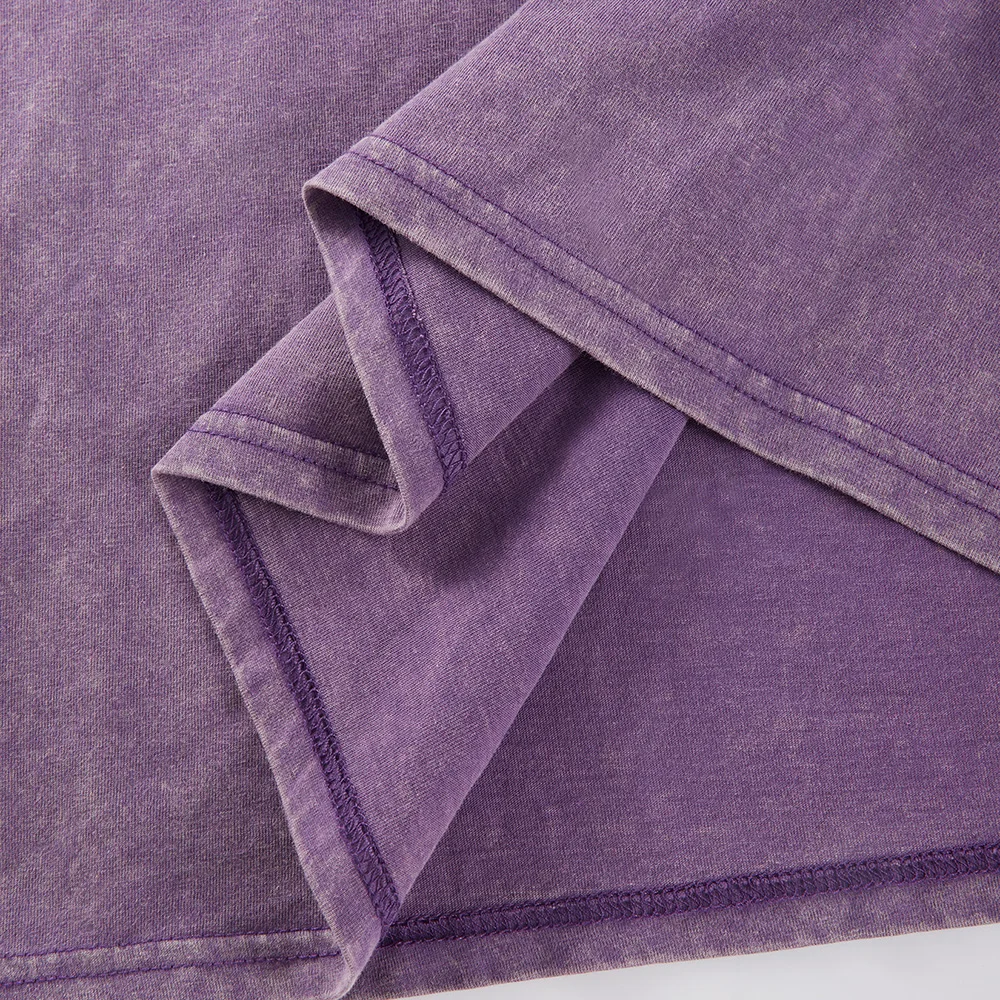 Profitez du mon travail drôle chat imprime lavé T-Shirts femmes coton à manches courtes hauts rue col rond surdimensionné t-shirt vêtements d'été