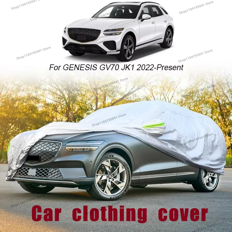 

For GENESIS Gv70 JX1 2022-2023 Full Car Cover Rain Frost Snow Car protective cover ,UV protection,Car paint protection