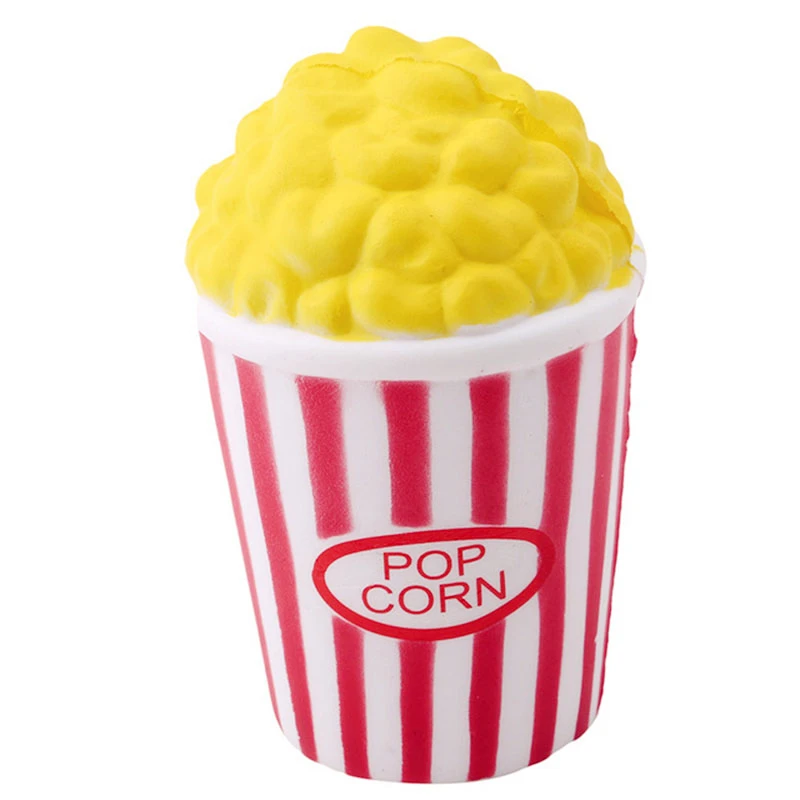 Jumbo Kawaii Squishy Slow Rising Squeeze PU Popcorn Animals Anti Stress Relief Squishies Toy Christmas Gift For Children Kids