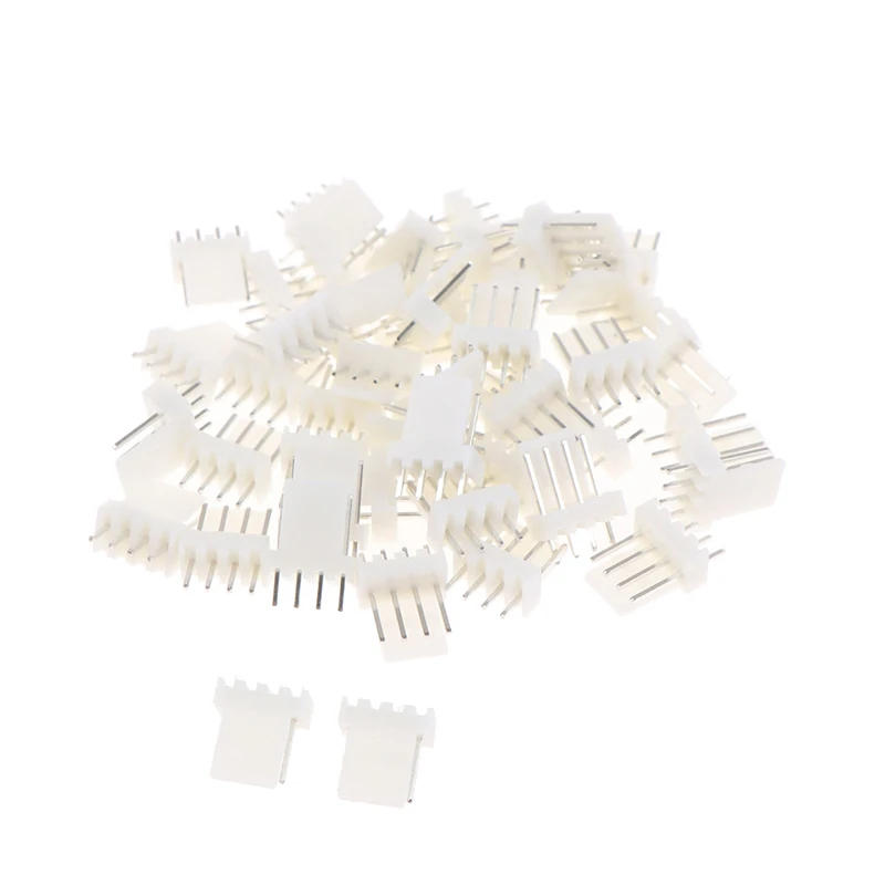 50Pcs KF2510 Connector 2.54MM Male Pin Header 2/3/4/5/6Pin Fan Connector For  For Computer Fan