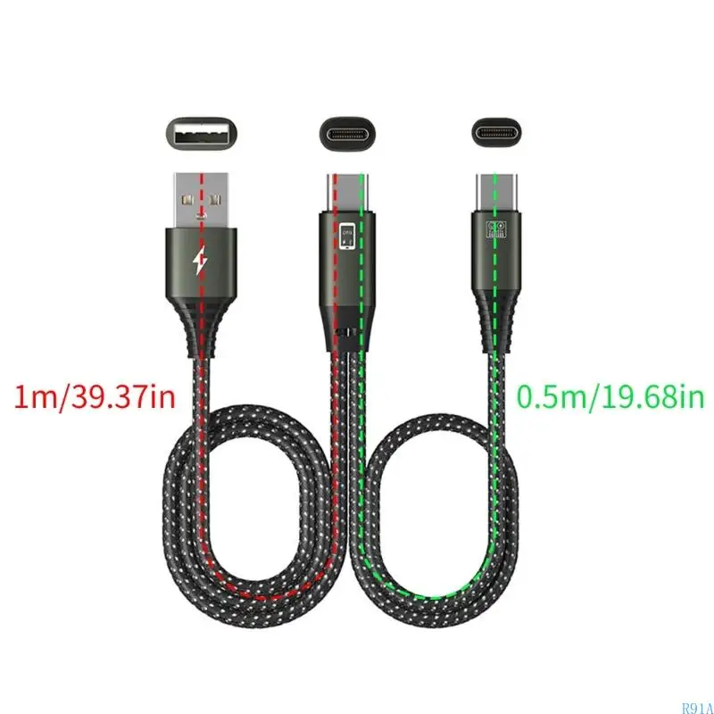 R91A Type C Sound Converters Hifi Sound Card для потоковой передачи музыки и живой трансляции