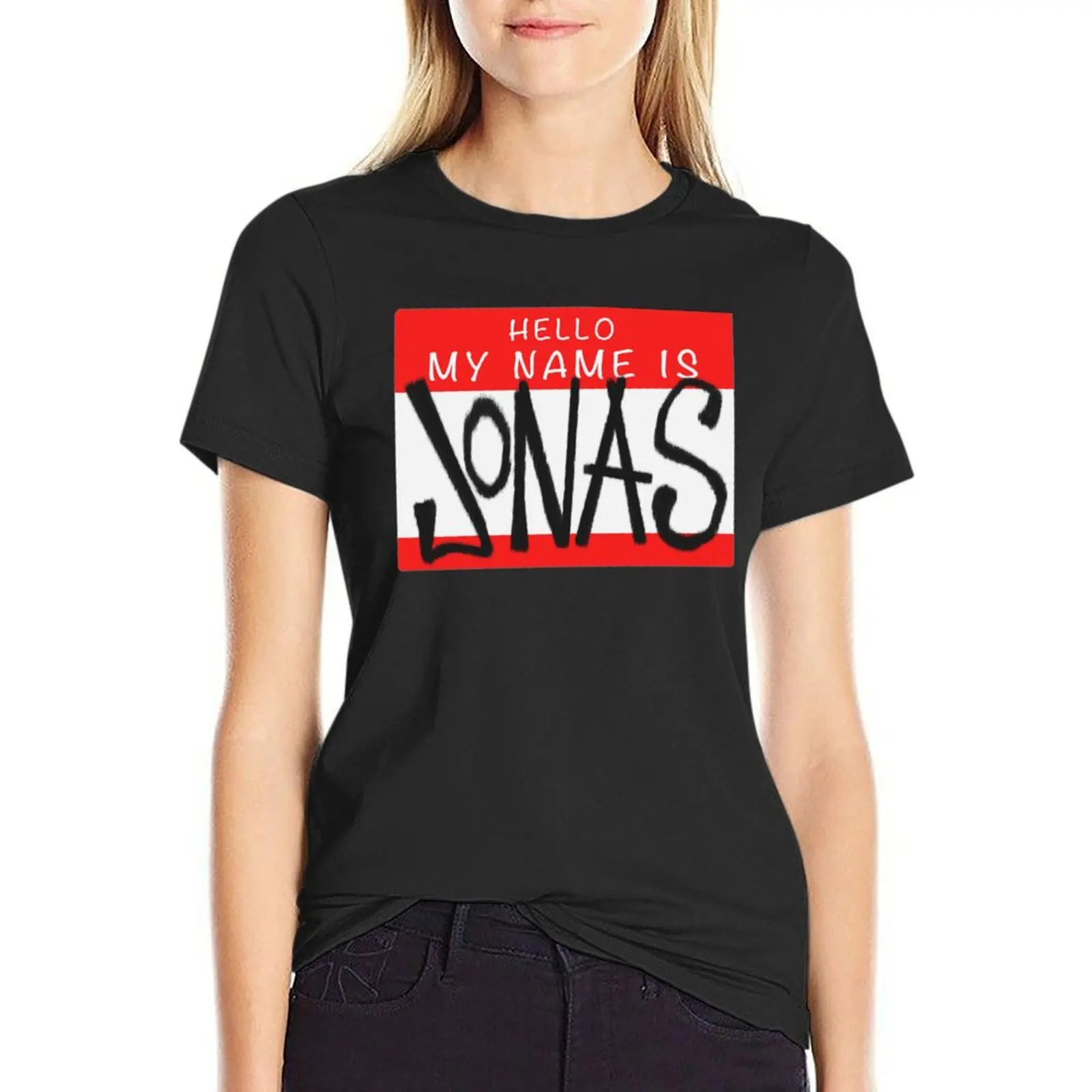 

MY NAME IS JONAS T-Shirt funny sports fans quick-drying workout t shirts for Women