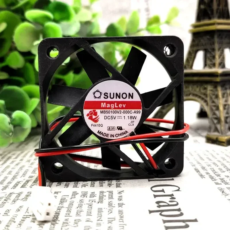 Original Built-in SUNON5010 5V 1.18W MB50100V2-000C-A99 Precision Instrument Fan for Electronics Cooling