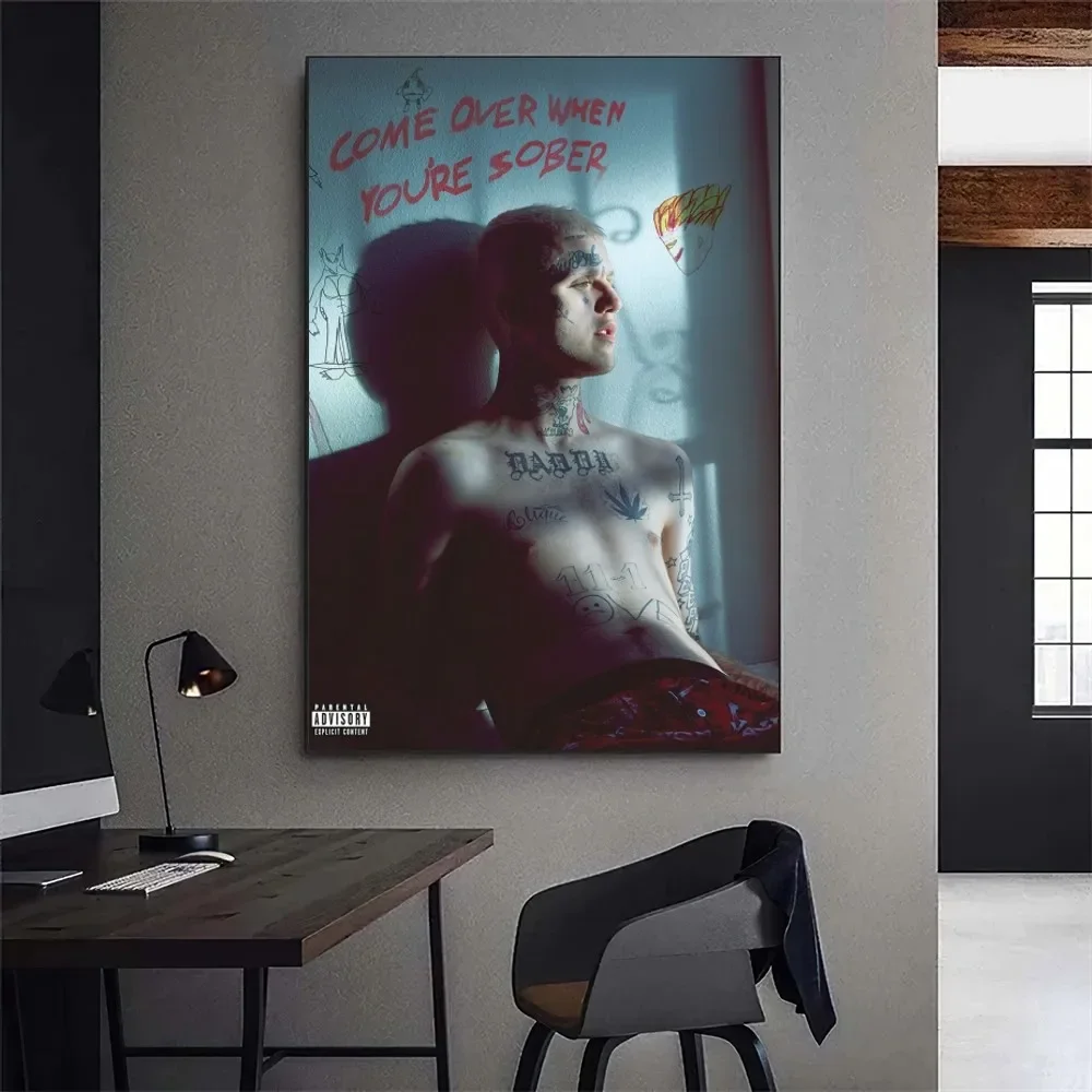 Lil Peep Hellboy Rapper Poster Gallery Prints Painting Wall Canvas Pictures Living Room Sticker Small