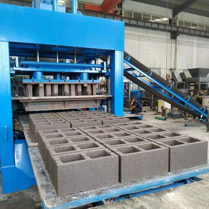 4-28 Fully Automatic Fly Ash Brick Machine Concrete Mud Brick Making Equipment