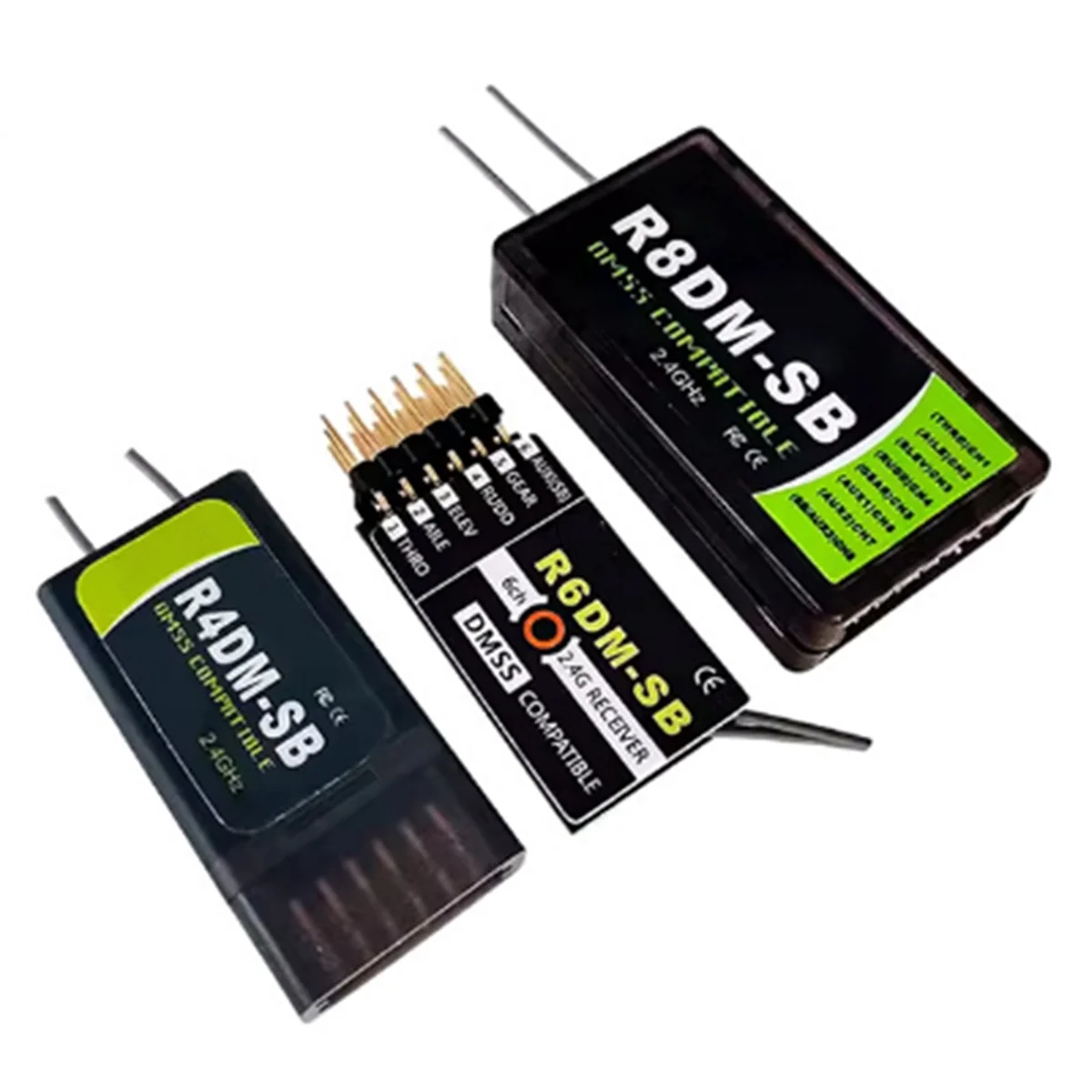 

2525- Приемник DMSS 2,4 ГГц R8DM-SB R6DM-SB R4DM-SB для JR XG6 XG7 XG8 X (R6DM)