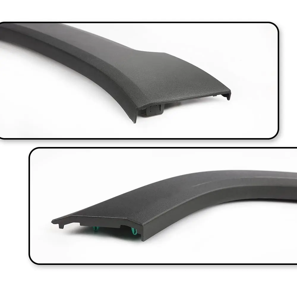 حاجز متوهج مناسب لسيارة Jeep Renegade 2015-2021، واقي غطاء العجلة السوداء لصب الحاجز (يمين أمامي) #5