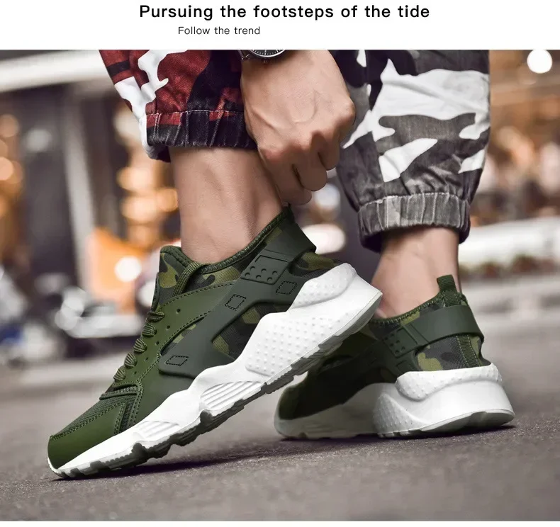 Sommerliche Herrenschuhe mit atmungsaktiver Mesh-Oberfläche, leichtem, weichem Boden, lässige, trendige Laufschuhe, Sportschuhe für Herren aus China. – Detail 20