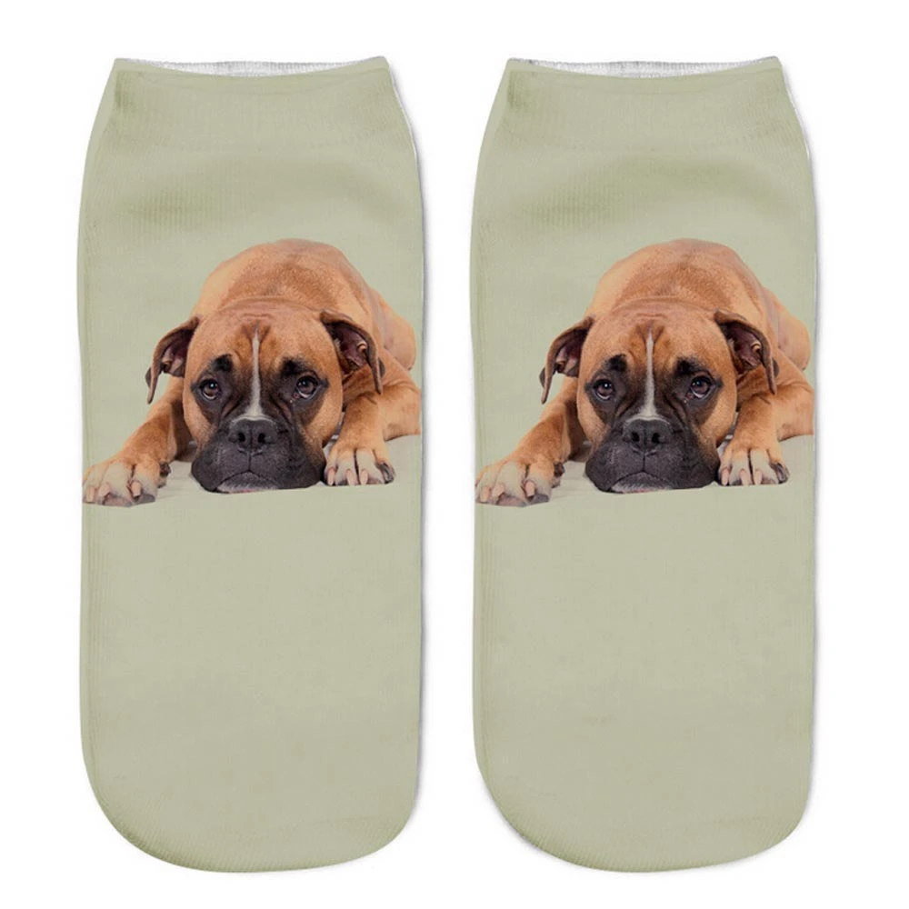 Neue 3D-Gedruckte Trendige Unisex Niedrige Knöchelsocken, Damen Casual Tier-Socken, Weihnachtsgeschenk, Dropshipping – Detail 13