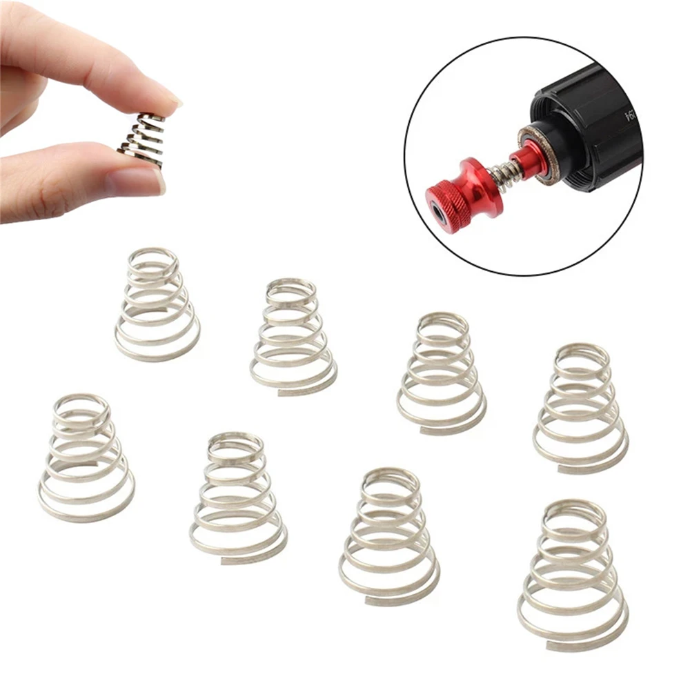 

10Pcs Durable Wheel Skewer 304 Stainless Steel Bicycle Hubs Cycling Hub Bike Hub Spring Lever Shaft Spring Quick-Release