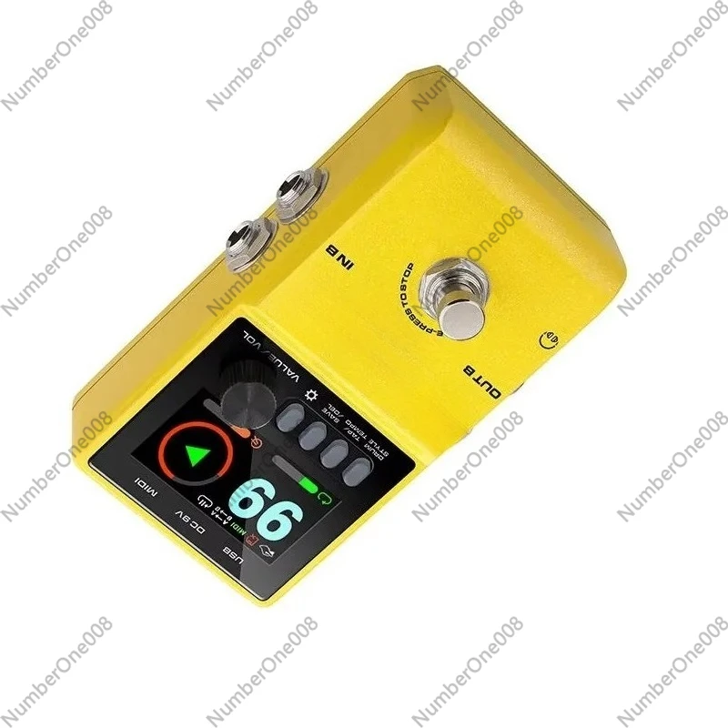 Stereo Looper Pedal with 6 Hours Recording 50 Drum Patterns MIDI Control for Guitar Bass
