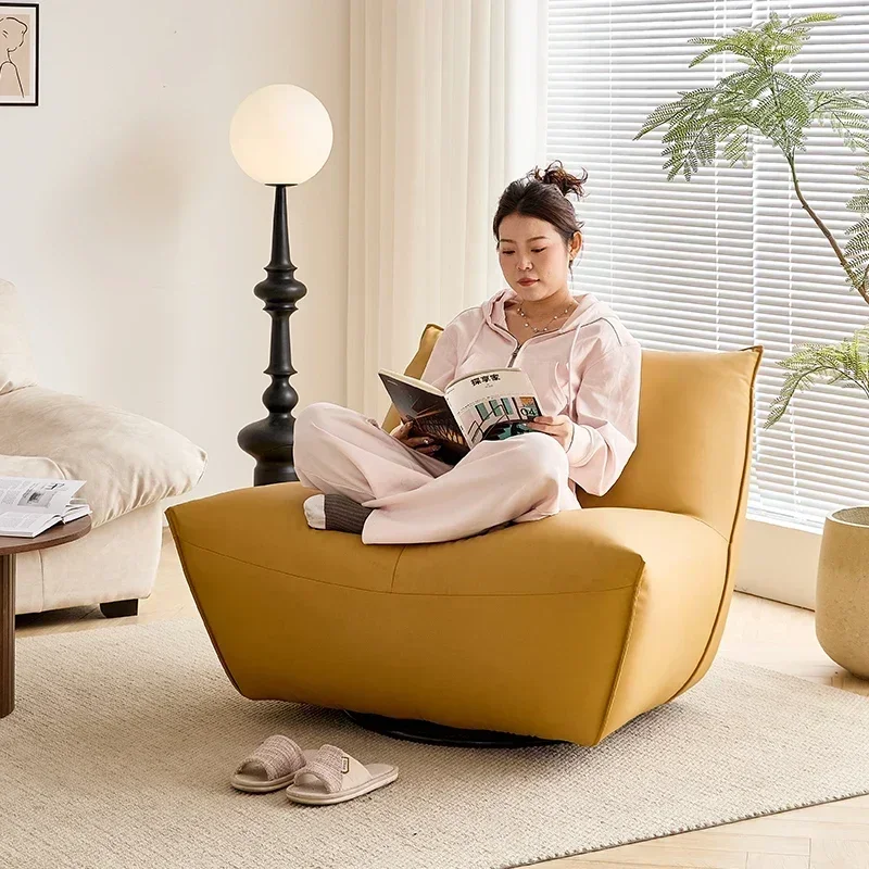 

Lazy Sofa Chair Living Room Chairs Simple Modern Light Luxury Single Sofa Swivel Chair Living Room Balcony Office Leisure