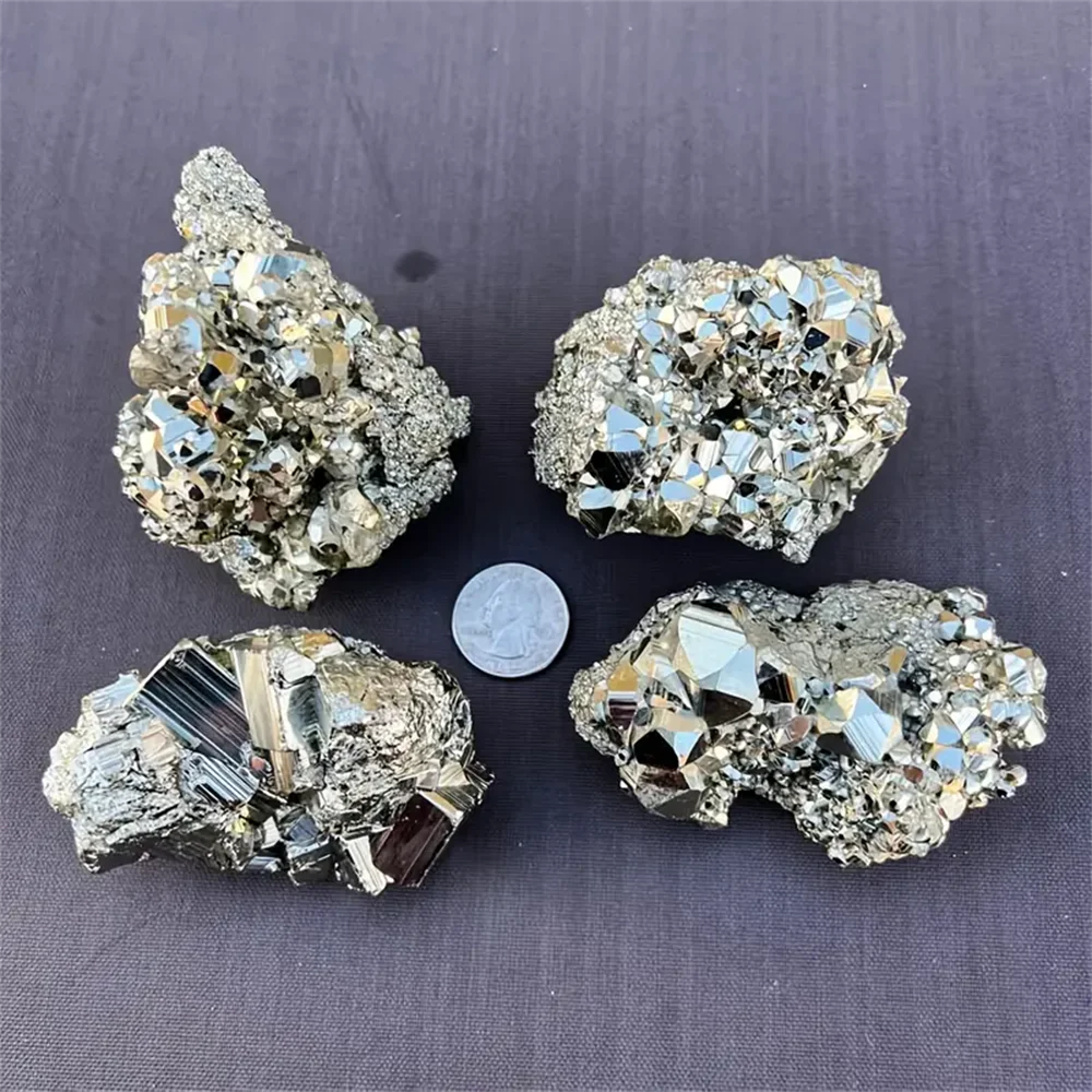 Aaaa-Grade + Natural Pyrite Crystal Original Block – Irregular Brassmine Sample, High-End DIY Jewelry, Home And Garden