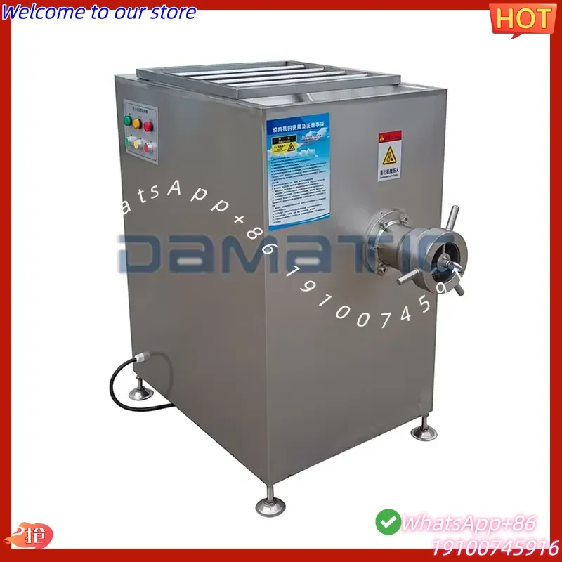 CE Certificate Commercial Compact Buffalo Chopper Meat Food Processor Electric Frozen Fish Sausage Filling Ground Meat Mincer