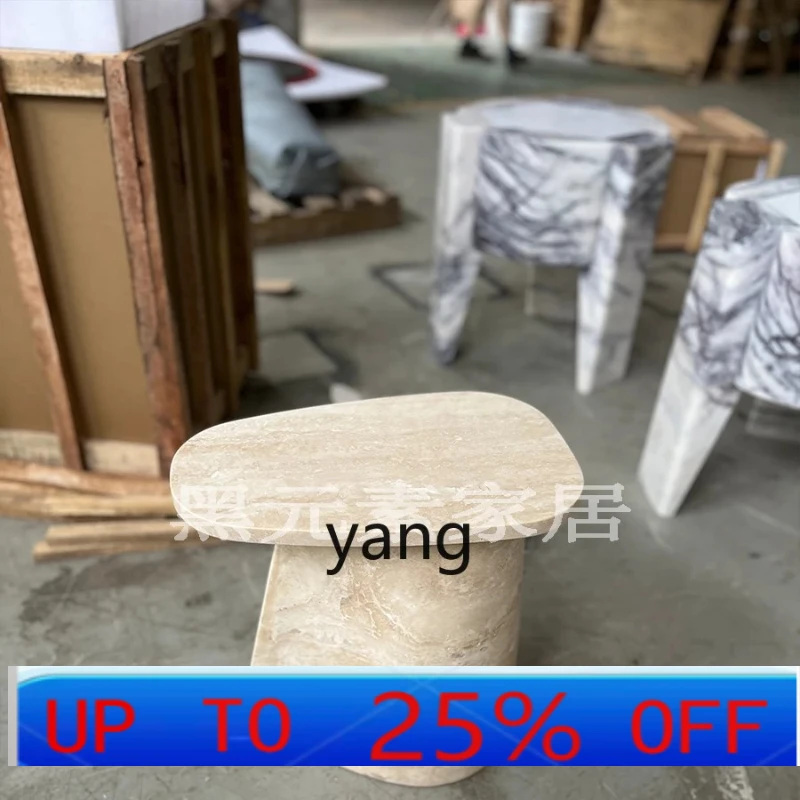 

CX Special-Shaped Cave Stone Side Table Living Room Sofa Side Table Small Apartment Personalized Bedside Table