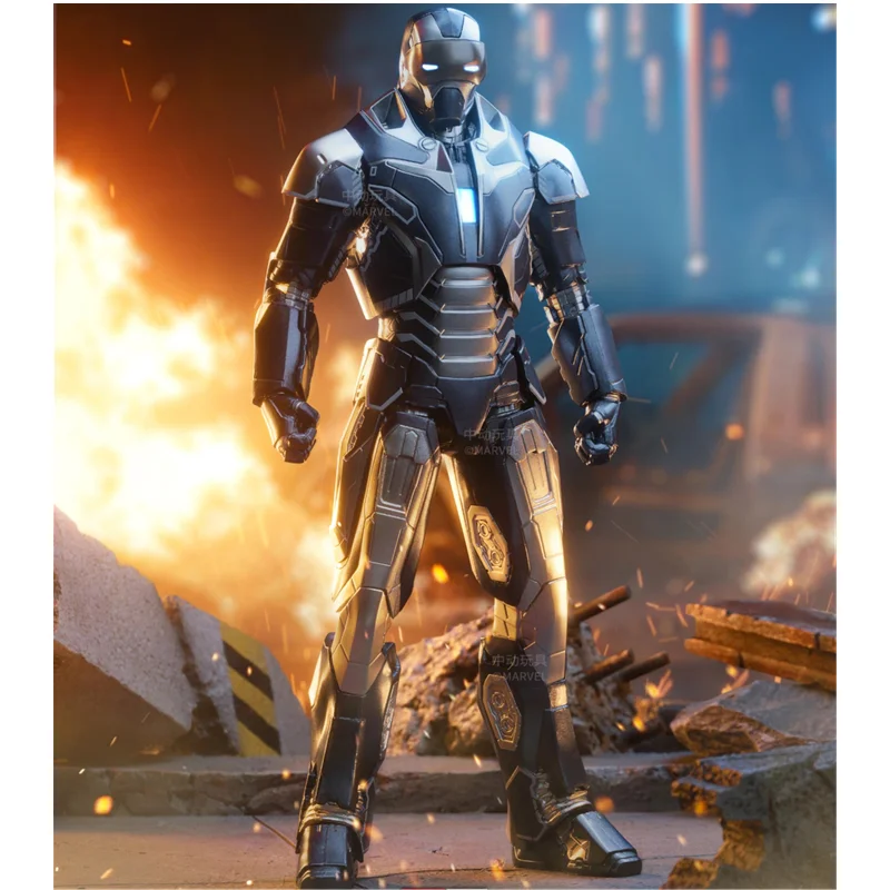 새로운 정품 ZD 아이언맨 토니 스타크 MK38 MK40 MK9 액션 피규어 가동 관절 수집 모델 장난감 데스크탑 장식품 축제 선물