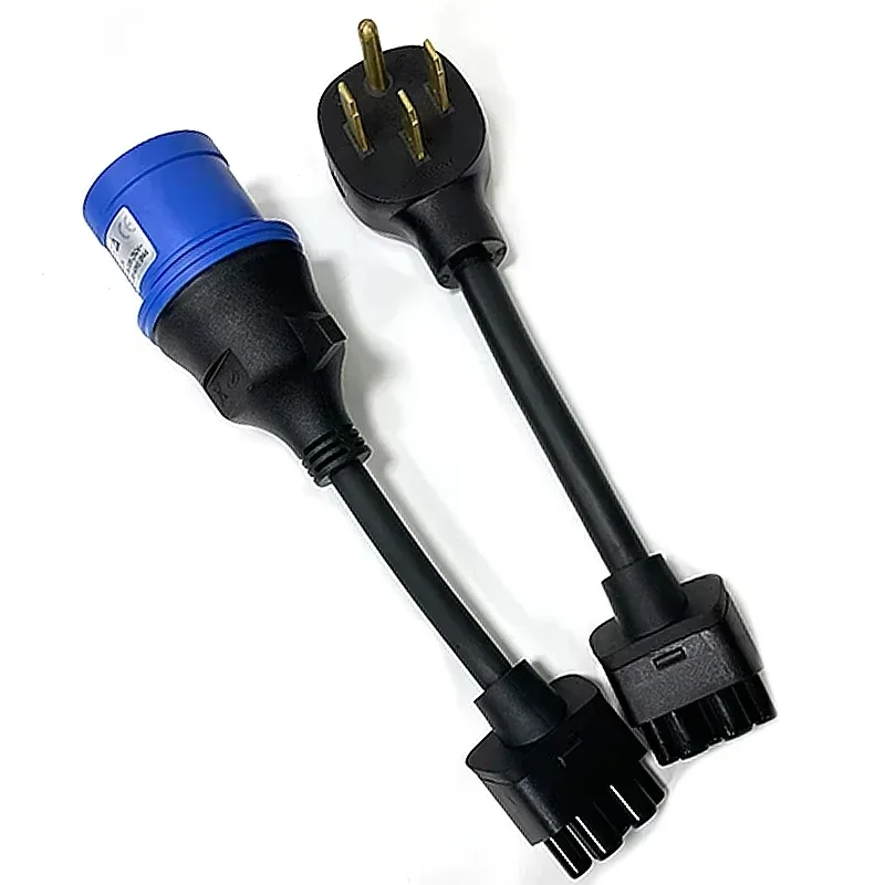 16A 32A Teslas  EU Blue Gen2 UMC Adaptor Travel Charger Charging Pile Cord Converter for Teslas S,Y,X,3