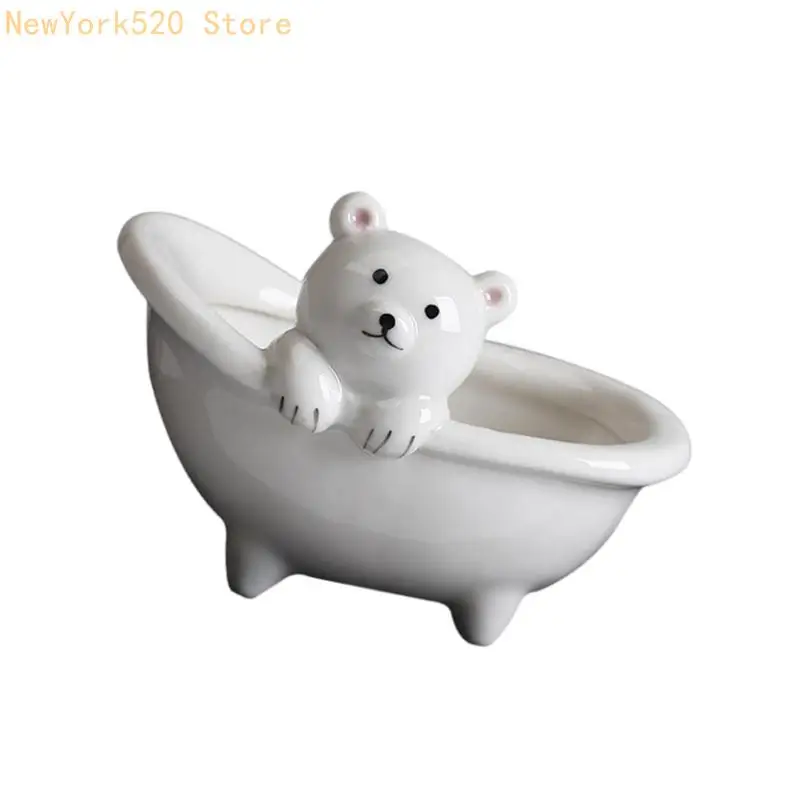 Handmade Mini Cartoon Ceramic Fleshy Plant Pot Planter Gift Ceramic Planter Container for Indoor