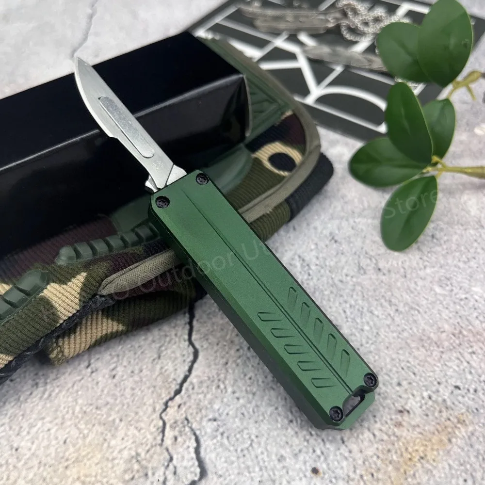 Nuevo cuchillo plegable hoja afilada de acero al carbono con 10 cuchillas reemplazables cuchillo de bolsillo portátil para acampar EDC cuchillo defensivo para exteriores
