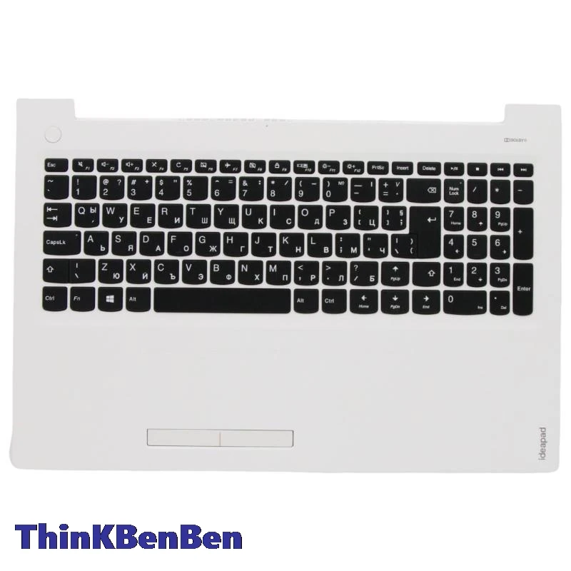 BG Bulgaria White Keyboard Upper Case Palmrest Shell Cover For Lenovo Ideapad 510 15 310 15 15IKB 15ISK 15IAP 15ABR 5CB0L80849