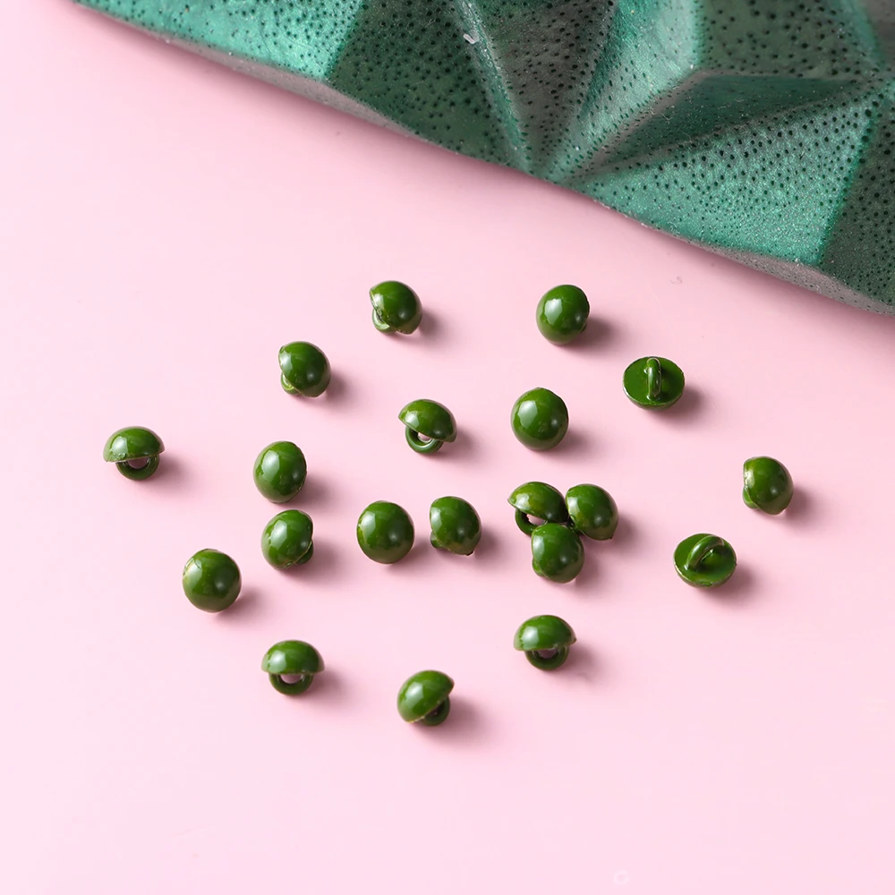 20pcs High Quality Shoes Sewing Accessories DIY Doll Mushroom Buttons Belt Buckles Ultra-small Buckle 1/6 Dolls Clothing