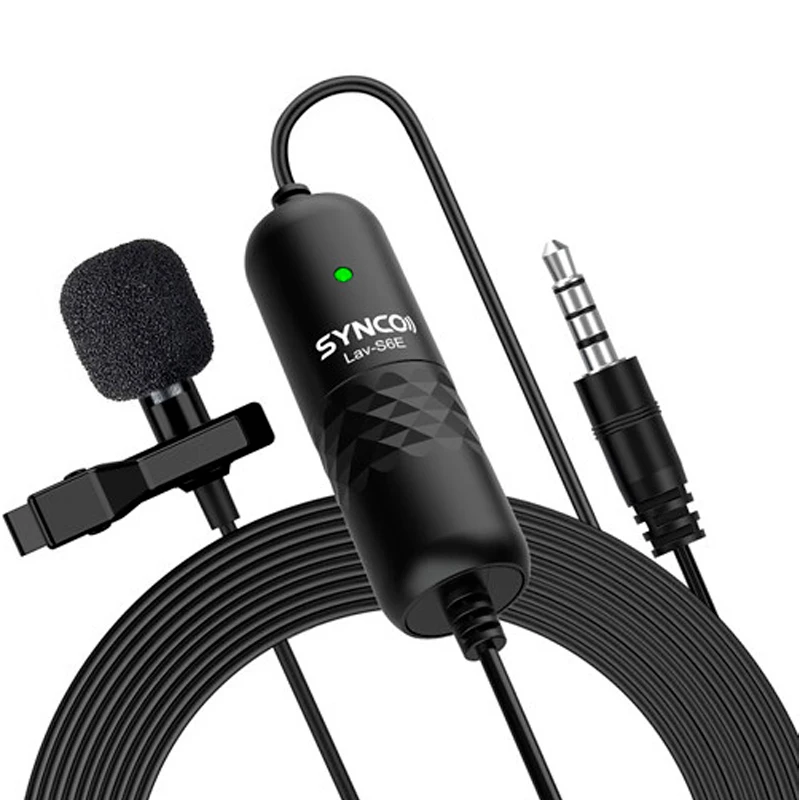 Lav-S6E Synco Lapel Microphone With Omnidirectional Clip