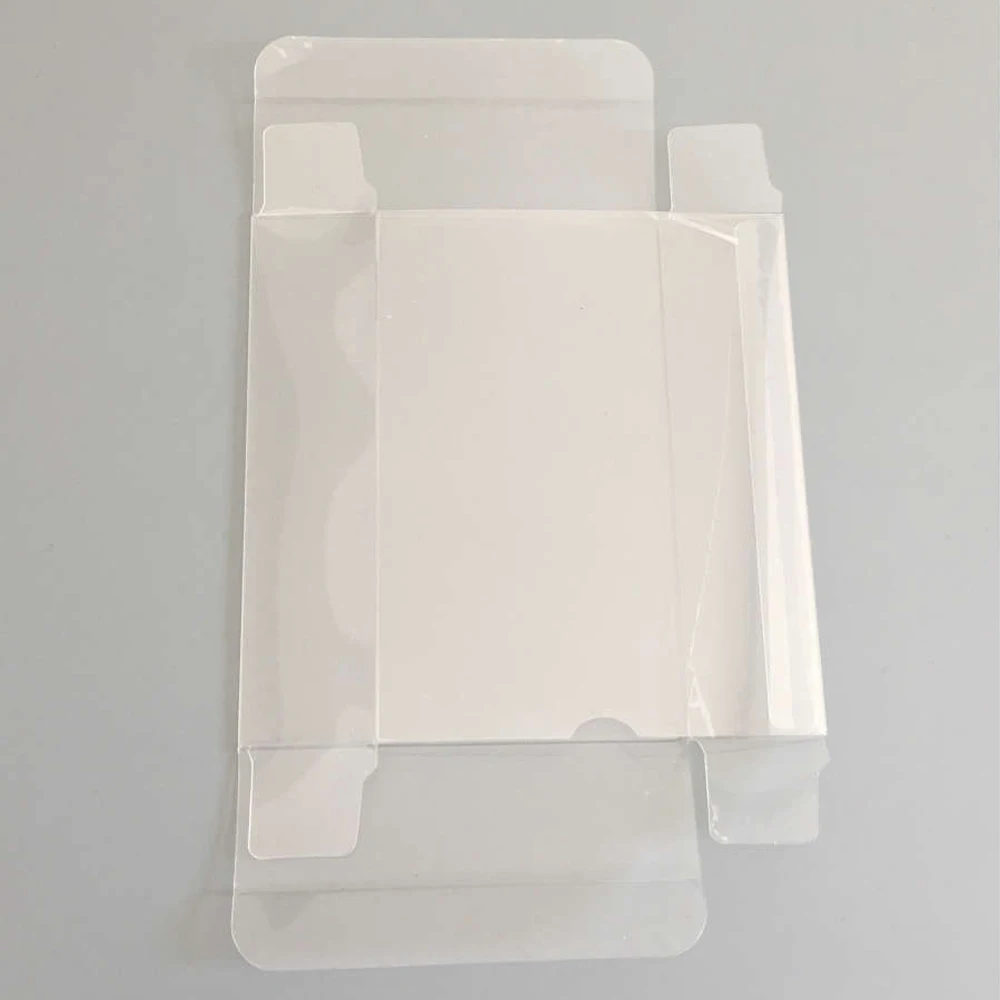10PCS Clear transparent box for Sega Mega Drive MD EU US version for game card collection   display storage PET protective box