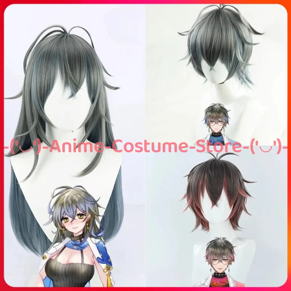 

NIJISANJI VTuber Ike Eveland, парик для косплея, аниме, игровой персонаж, Хэллоуин, карнавальный костюм для вечеринки, парики, термостойкие синтетические волосы