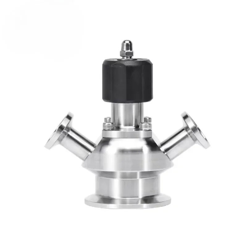 316L Stainless Steel Handwheel Aseptic Sampling Valve, Biopharmaceutical Manual Single and Double Port Tri-clamp Sampling