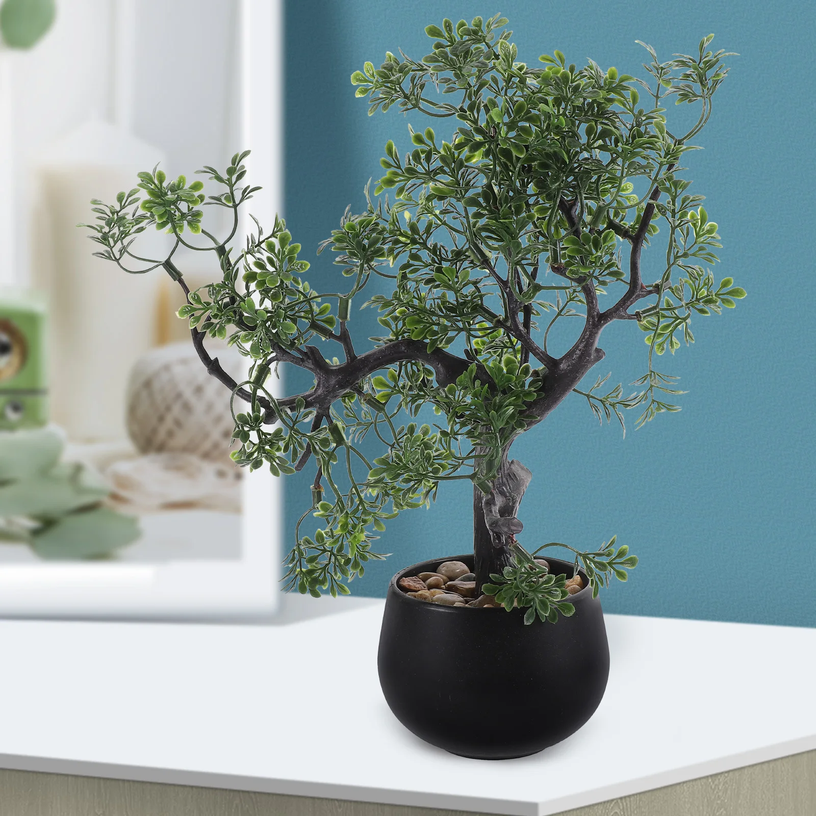 

Plants Fake Bonsai Faux Indoor Artificial Decorative Tree Simulated Decoration for Desk
