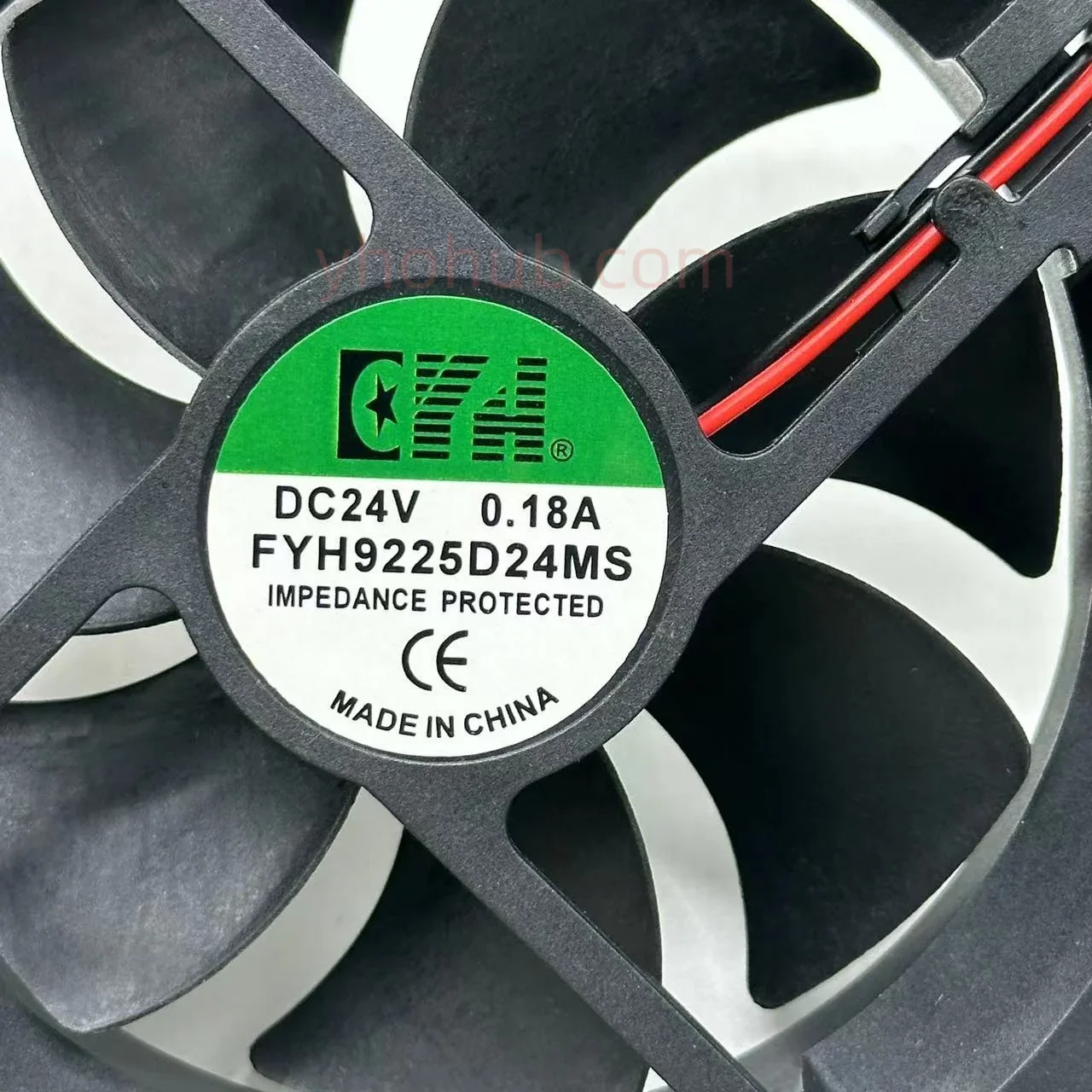 FYH FYH9225D24MS DC 24V 0.18A 90x90x25mm 2-Wire Server Cooling Fan