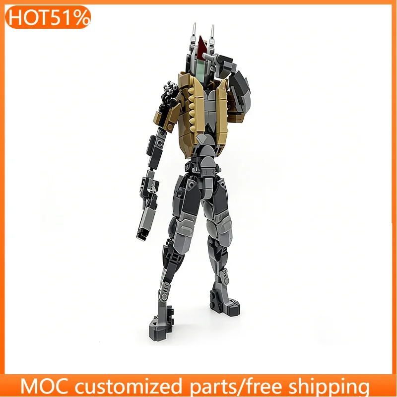 

Набор из 343 деталей Brickheadz: Космический рейнджер MOC, модульный конструктор, развивающая технологичная игрушка DIY, рождественский подарок