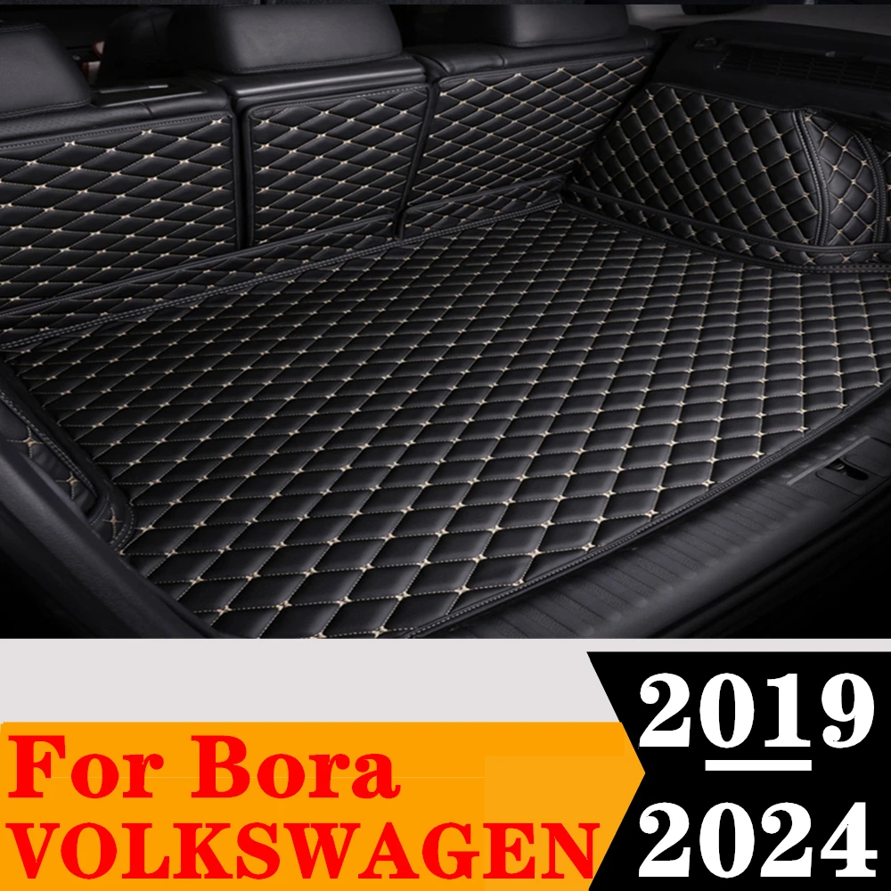 

Коврик в багажник автомобиля на заказ для Volkswagen VW Bora 2024 2023 2022 2021-2019, задний багажник, хвостовой багажник, лоток, багажник, коврик, часть ковра