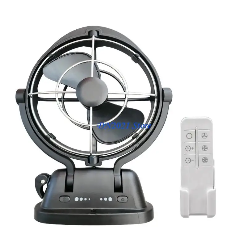 F3KE Quiet DC12V 24V Vehicle Mount Fan With Remote And Timer Suitable For Trucks And Campers