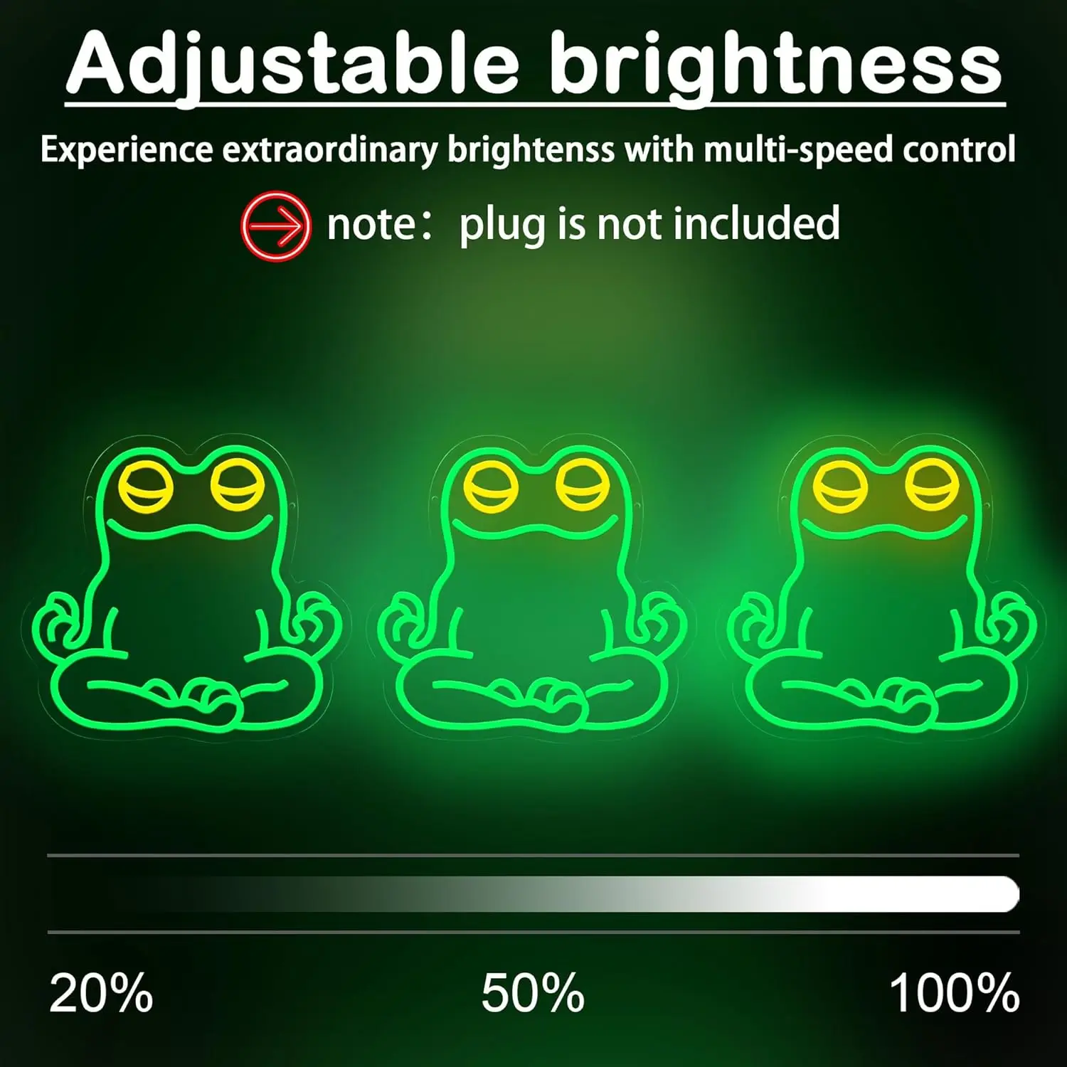 Meditation Frog Neon Sign LED Wall Art USB Powered  Yoga Animal Glow Lamp Zen Relaxing Bedroom Living Room Spa Decor Light