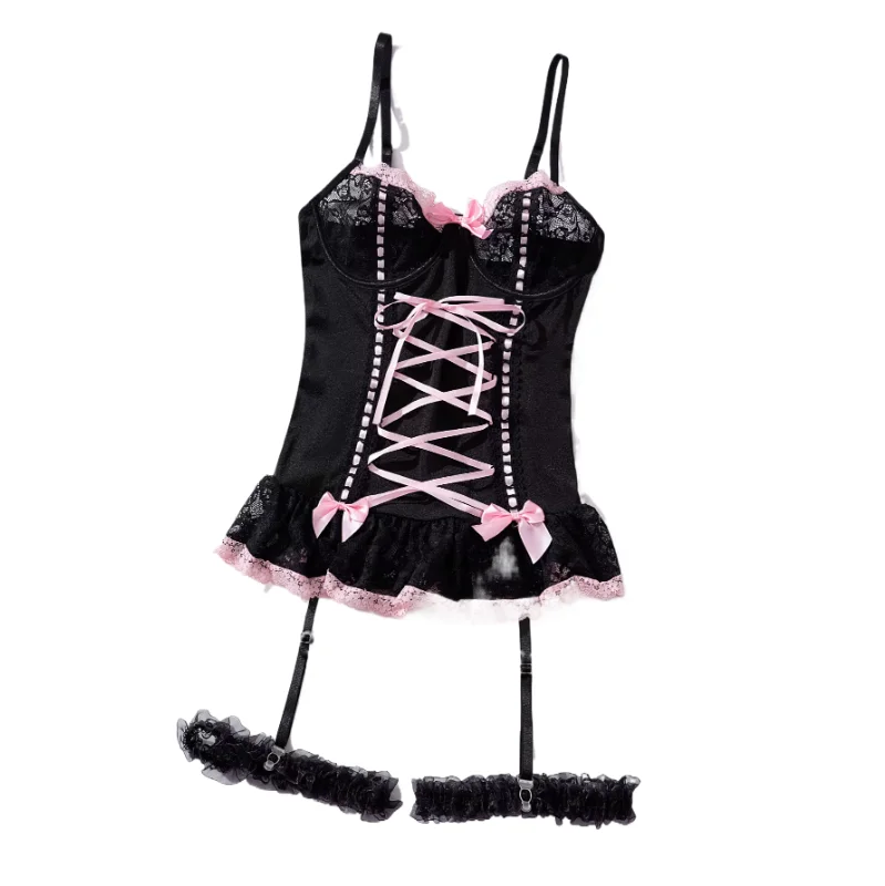 Erotic Sexy Lace Bras Sets Babydoll Underwear Transparent Bra Exotic Sets Sexy Woman Porn Sensual Costumes Luxury Lingerie Set
