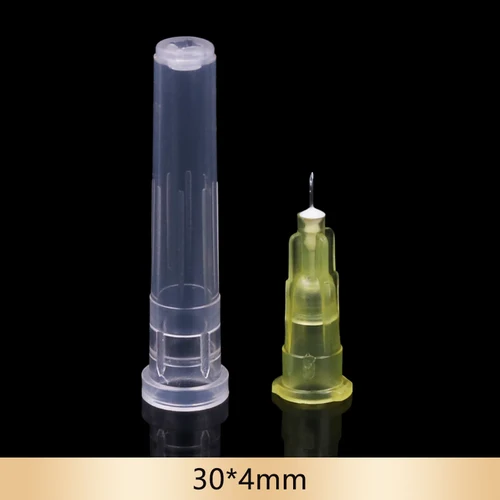 Imagen 2 del producto Aguja pequeña indolora 32G 4MM 32G 6MM 30G 13mm aguja ultrafina desechable de acero inoxidable herramienta para el cuidado de las párpados