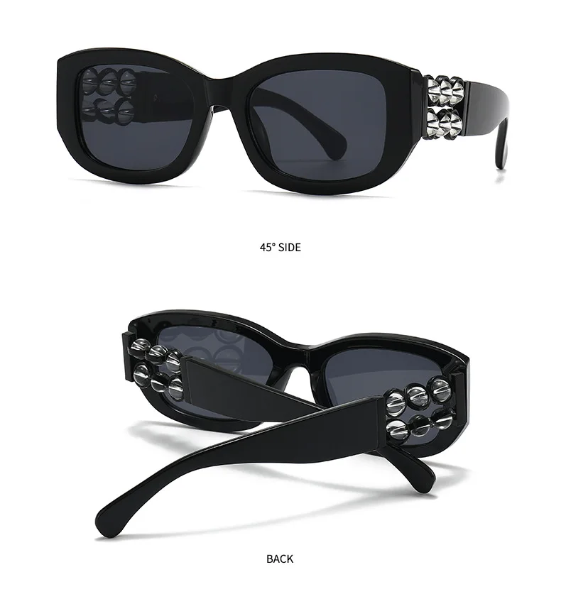Damen-Sonnenbrille, modische Cat-Eye-Sonnenbrille, großer Rahmen, lila Farbverlauf, Damenbrille, Sonnenbrille für Damen – Detail 10