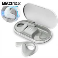 BlitzMax BM-CT2 Bluetooth 5.3 Cyber Open-back Headphones True Wireless Enhanced Bass 16.2mm Drivers Earbuds Earphones for Sports