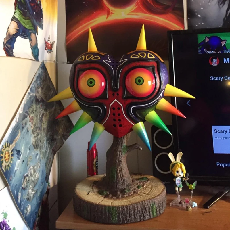 Game The Legend Of Zelda Majora's Mask Figures Desktop Decorations Anime Model Statue Remastered Version Gifts Halloween Decor