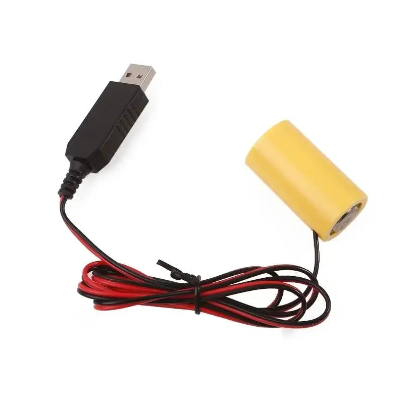 USB to 1.5V LR14 C Power Cable for Toy Controllers Gas Water Heater