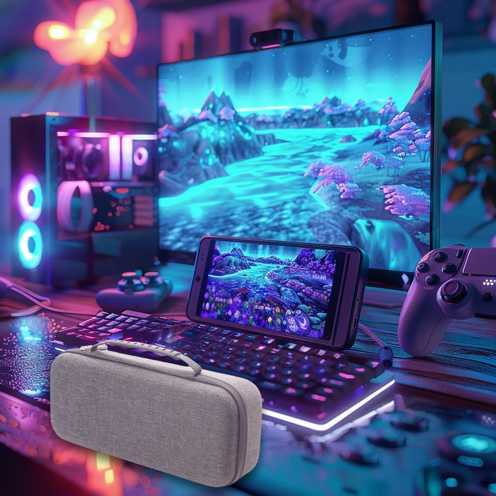 

Жесткая сумка для хранения из ЭВА с закаленной пленкой, чехол для пуговиц, дорожный чехол для хранения для PlayStation Portal Remote Player